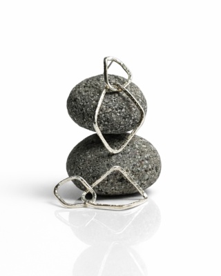 Kolczyki GlamArt. Gniecione Koła