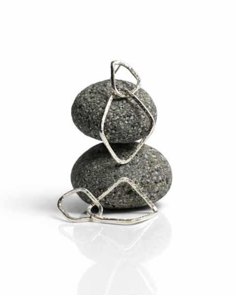 Kolczyki GlamArt. Gniecione Koła