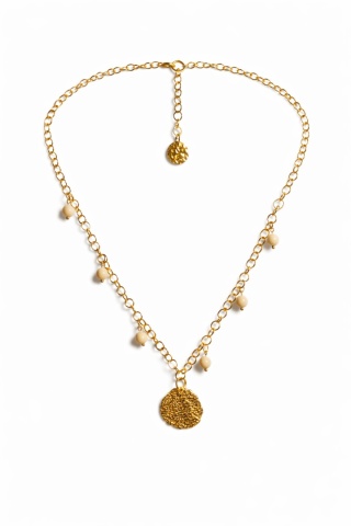 Naszyjnik Glam, Rolo, Kamień Rzeczny