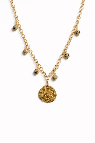 Naszyjnik Glam, Rolo, Kamień Rzeczny