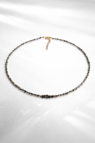 Naszyjnik Glam, Premium, Surowe Diamenty