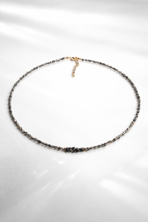 Naszyjnik Glam, Premium, Surowe Diamenty