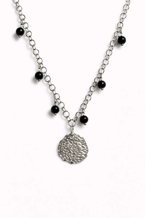 Naszyjnik Glam, Rolo, Onyks Czarny