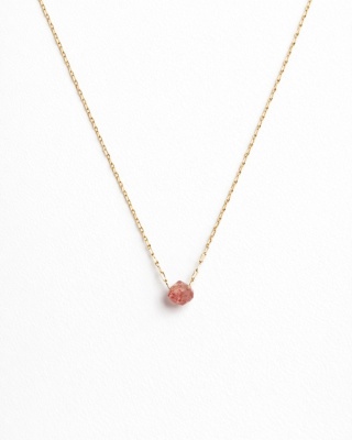 Naszyjnik Glam DROP | Kwarc Truskawkowy