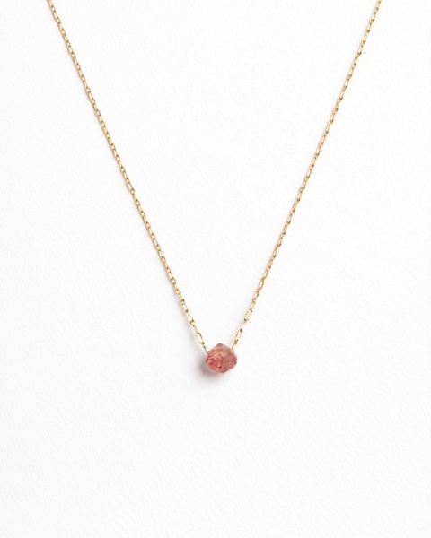 Naszyjnik Glam DROP | Kwarc Truskawkowy